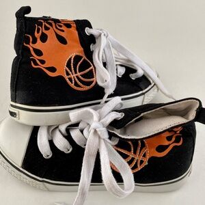 Gymboree KIds' Hi-Top Sneakers, Converse-Style Basketball, Tennis Shoes.. S 13
